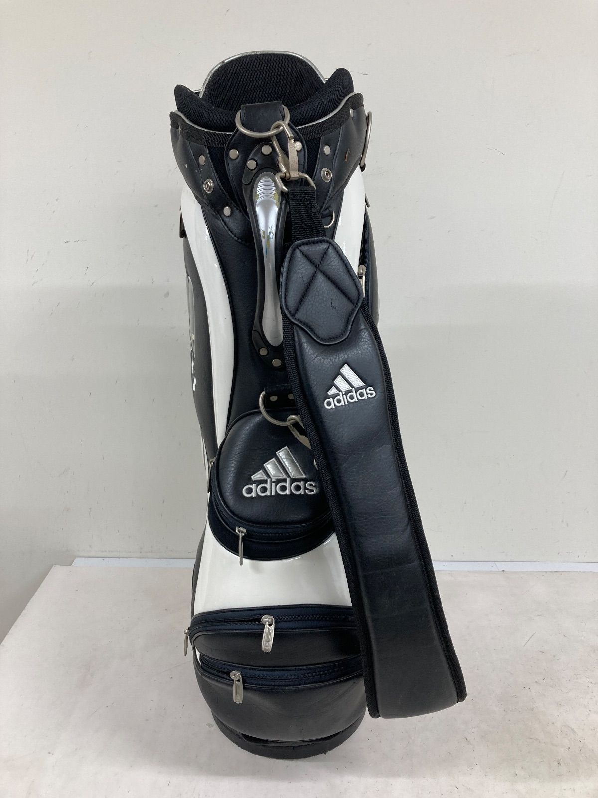  adidas アディダス キャディバッグ ゴルフバッグ キャディーバッグ ブラック 71114s コース用品 ゴルフバッグ キャディバッグ ゴルフ