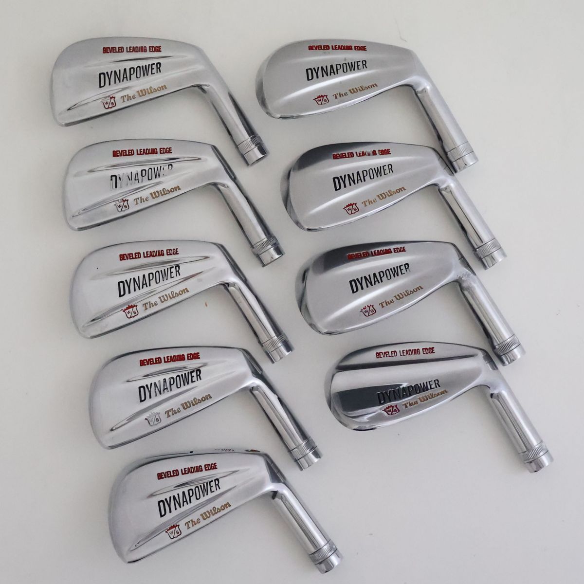 ヘッド 9個セット ＃3～9 P S ウィルソン The Wilson DYNAPOWER ダイナパワー アイアン 82979