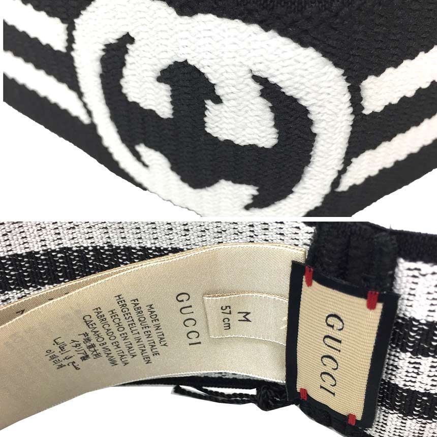 GUCCI グッチ インターロッキングG ヘアバンド 676646 カチューム GG