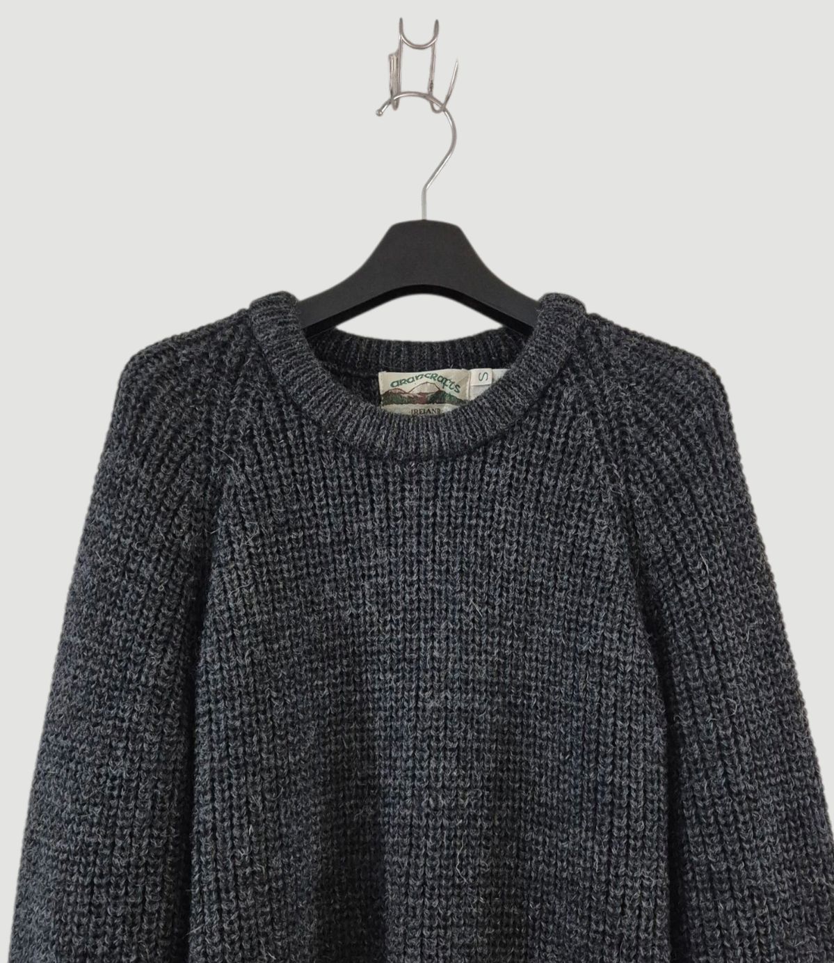 S アランクラフト レディース ウール ニット セーター