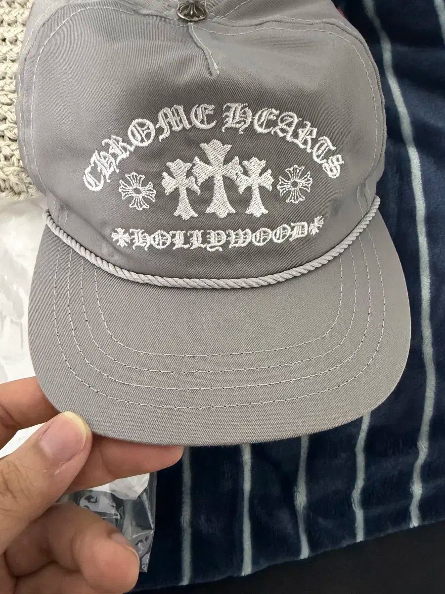 クロムハーツ ガスターステイション キャップ 帽子 ウール グレー