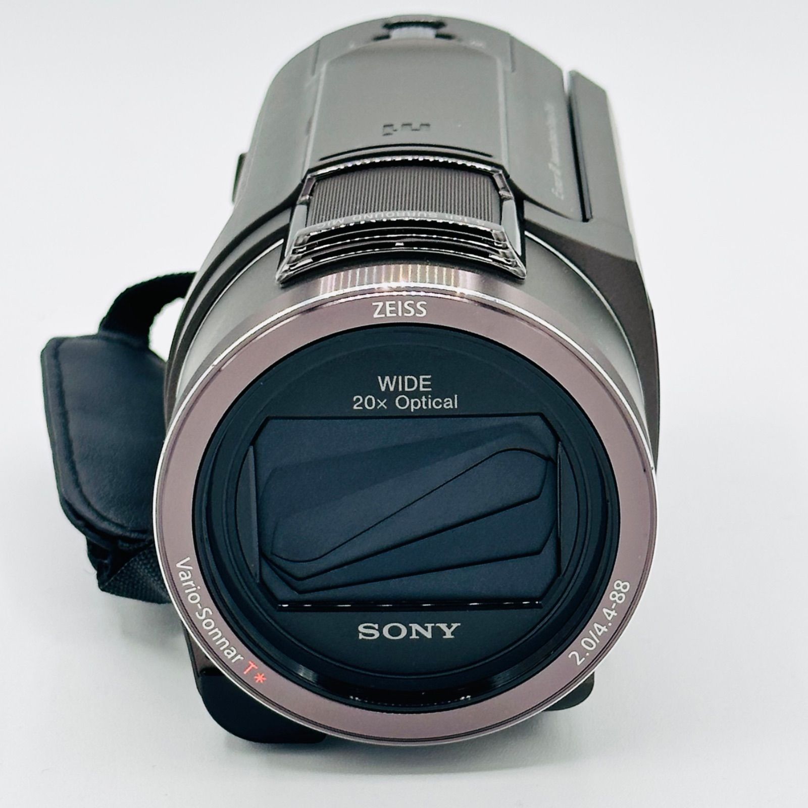 SONY ソニー 4K ビデオカメラ Handycam FDR-AX45 ブロンズブラウン 内蔵メモリー64GB 光学ズーム20倍 空間光学手ブレ補正 FDR-AX45 TI