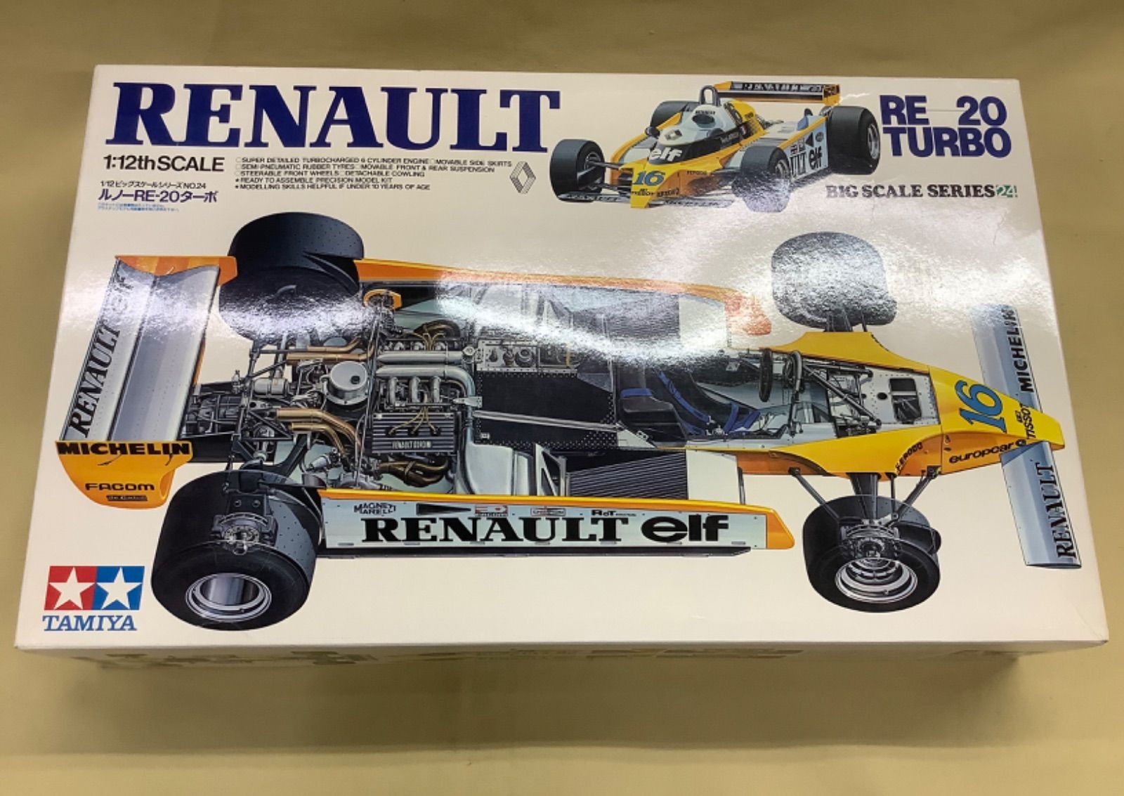 タミヤ 1/12 ルノーRE-20ターボ F-1 小鹿田宮 - メルカリ