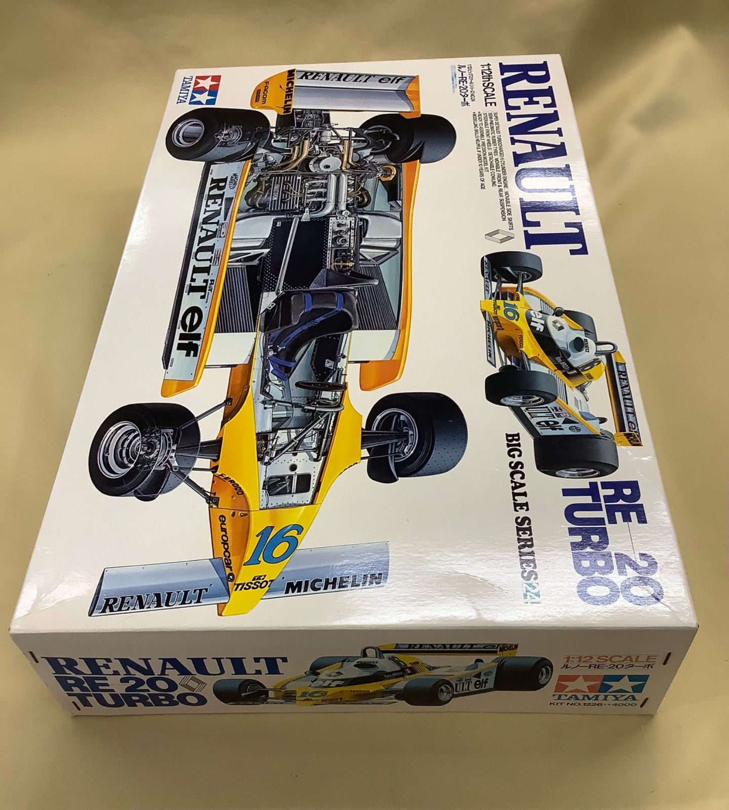 タミヤ 1/12 ルノーRE-20ターボ F-1 小鹿田宮 - メルカリ