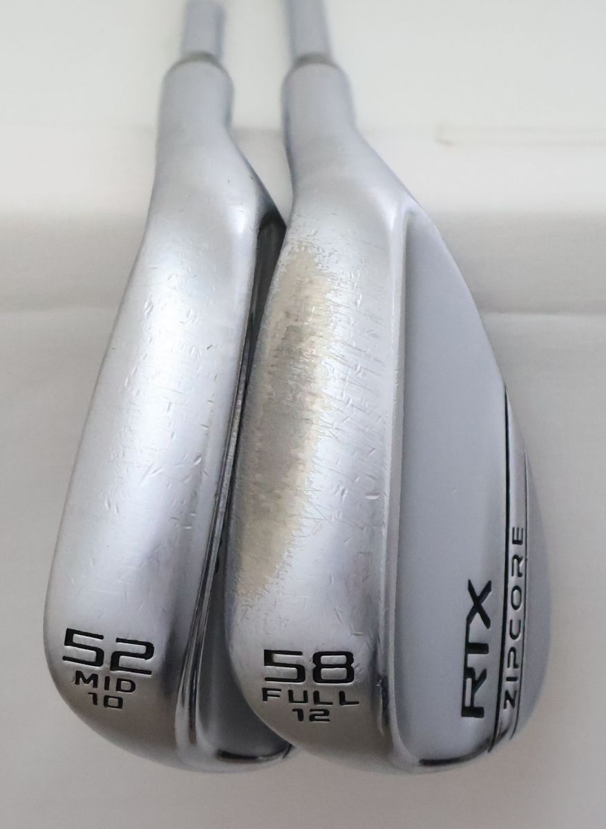 訳有 52°＆58° 2本セット クリーブランド RTX ZIPCORE ジップコア ツアーサテンウェッジ 2020 KS-3001 105 S 82973