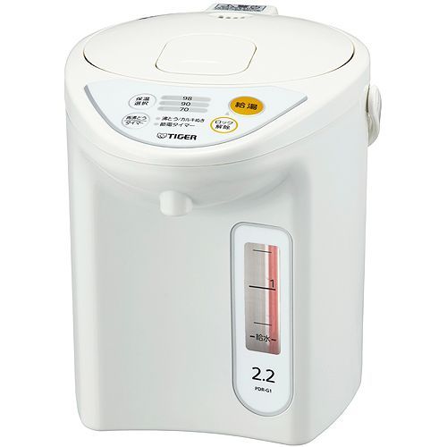 TIGER タイガー マイコン電動ポット 2.2L PDR-G221-W ホワイト