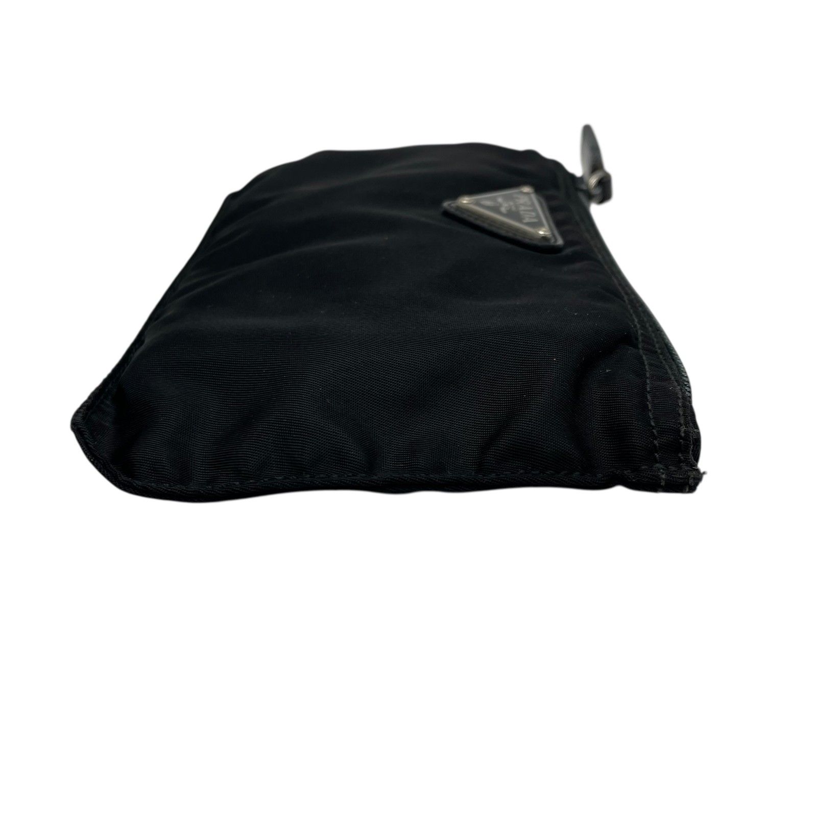 プラダ PRADA ナイロン ポーチ ミニバッグ ブラック 黒 三角ロゴ