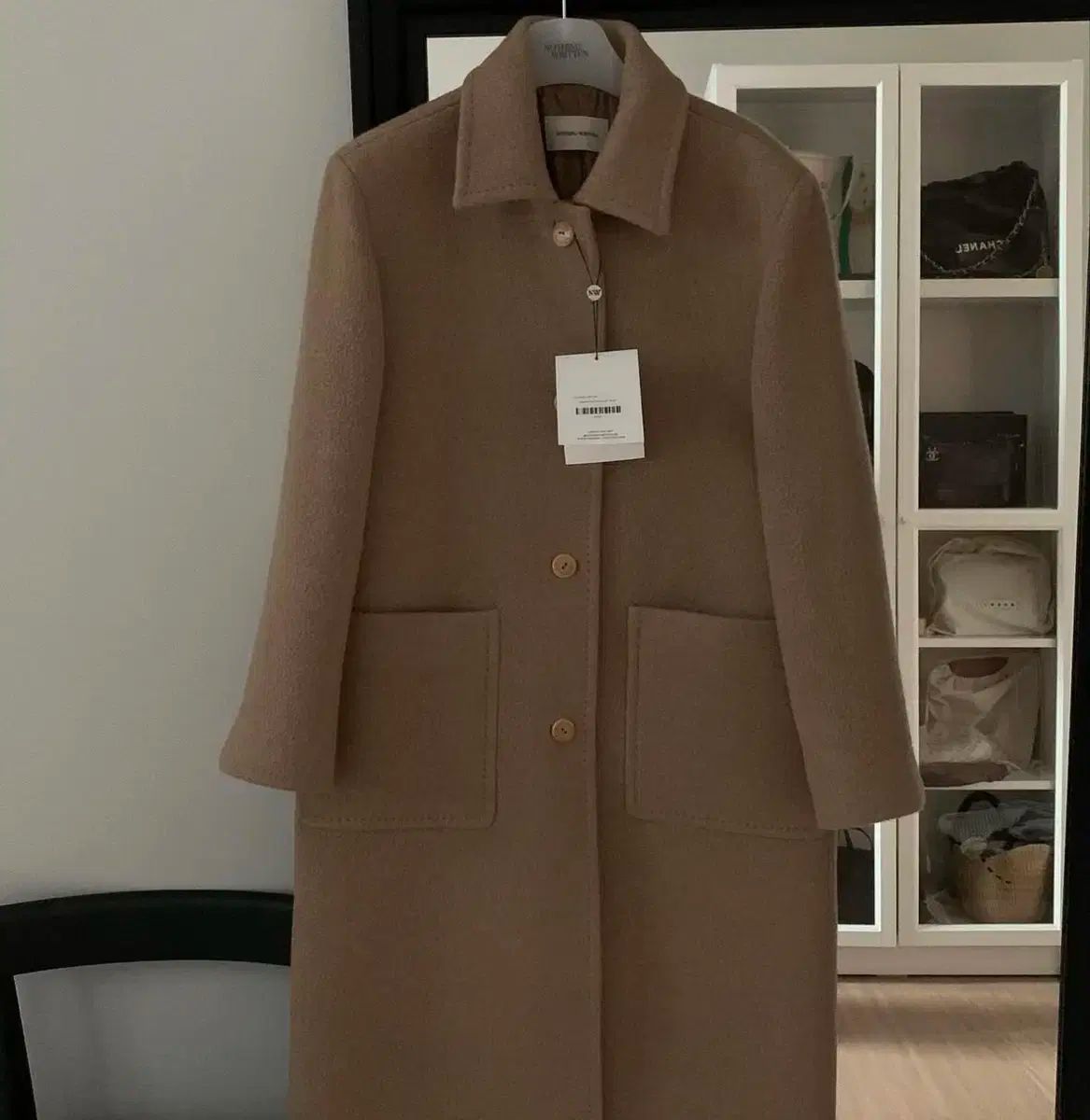 Nothing Written ウール ロング コート