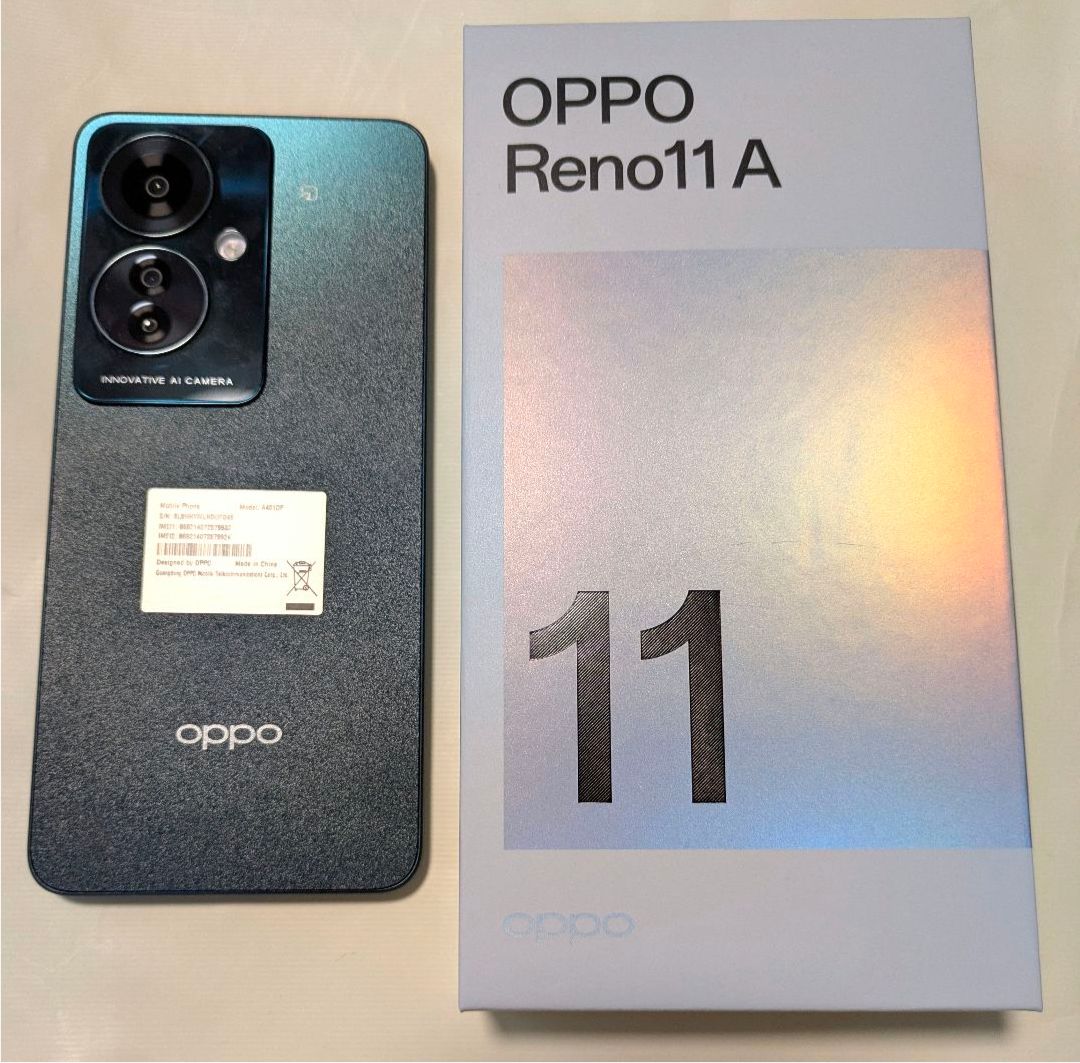 OPPO Reno11A ダークグリーン 本体 SIMフリー メルカリ便 OPPO Reno11A 8GB 128GB ダークグリーン - メルカリ