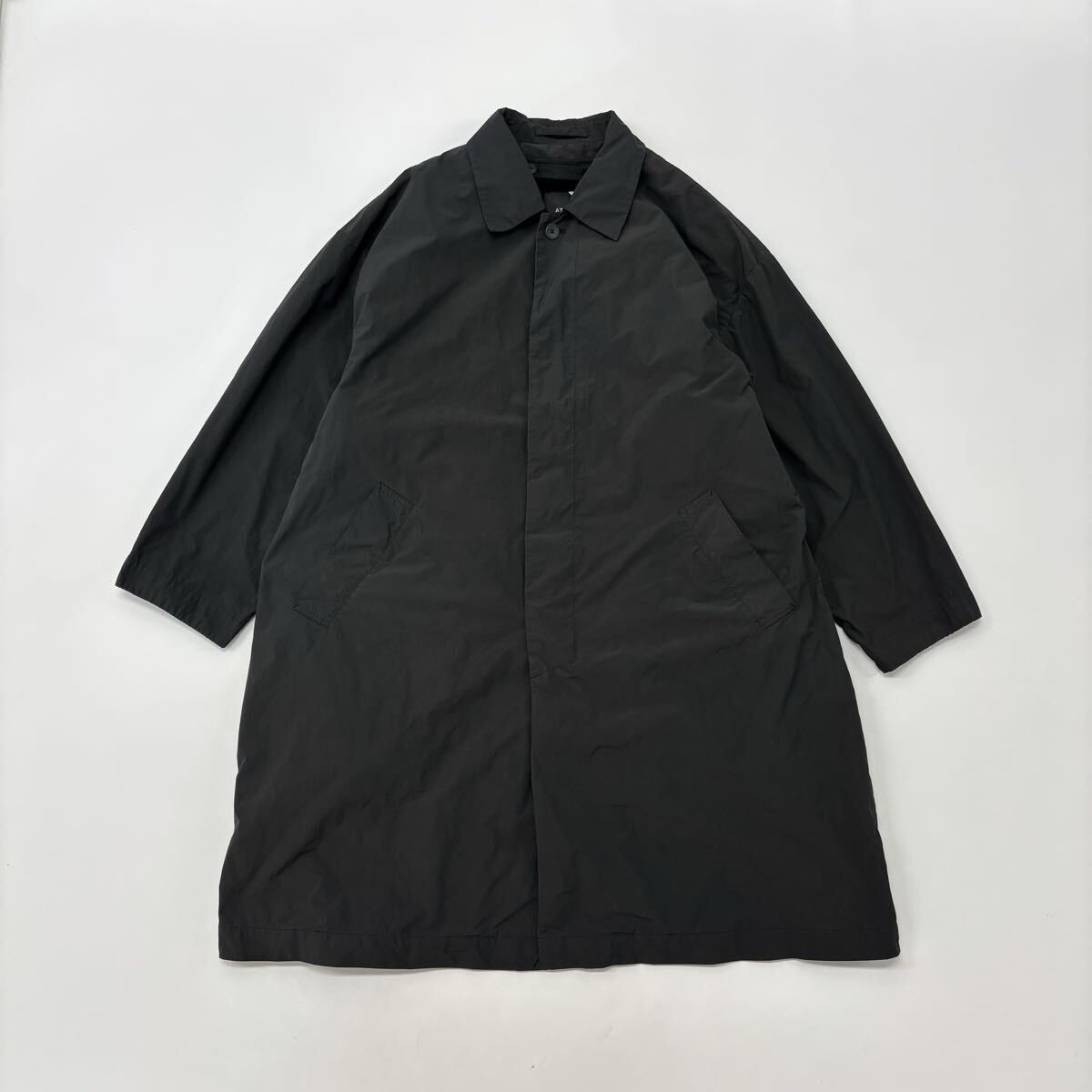 ATON エイトン AIR VENTILE BALMACAAN COAT エアー ベンタイル バルマカーン コート ライナー 付き 6970944 サイズ 4 711-0140