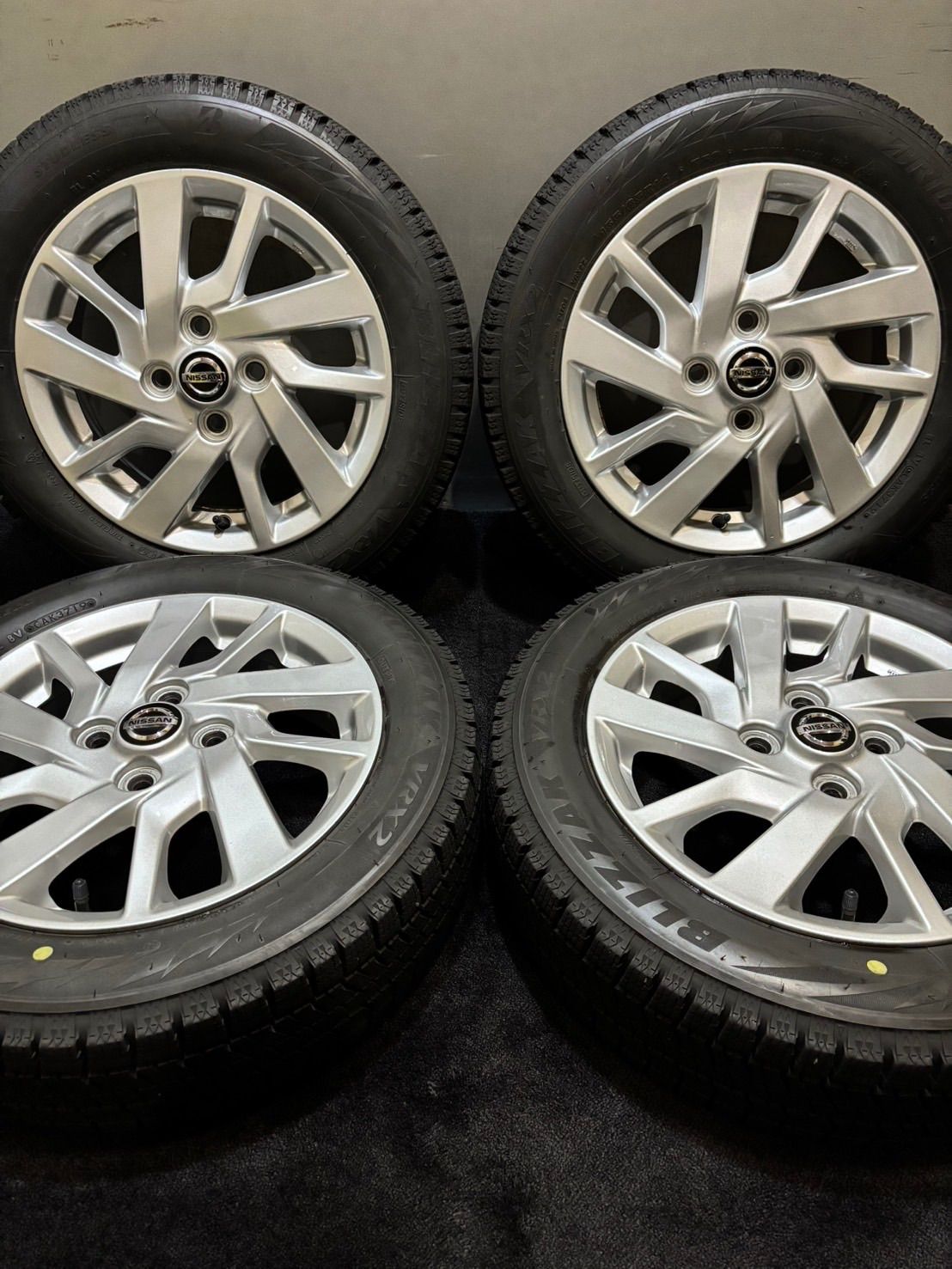 155 65 R 14 VRX 2 19年製 日産 デイズ 14インチ 4 5 J 46 100 H スタッドレス 4本 モコ サクラ K 698