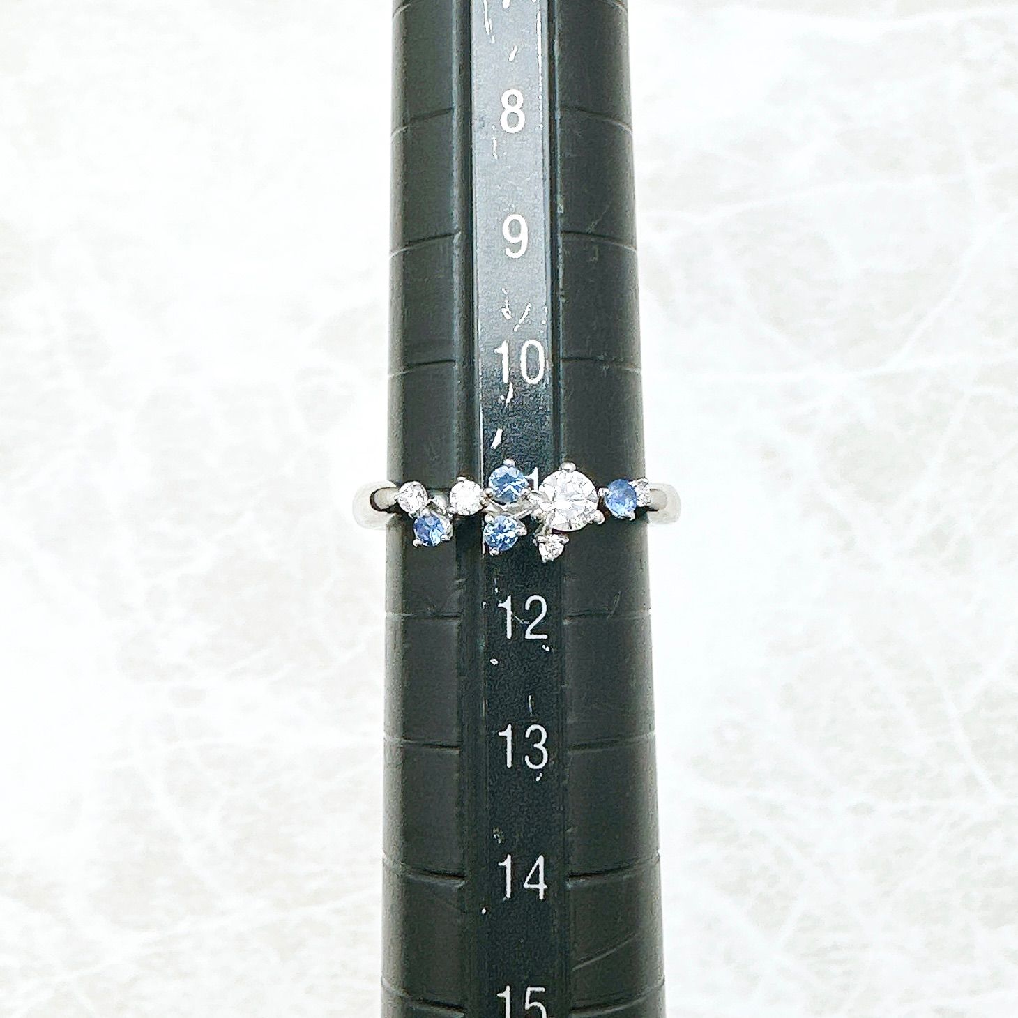 美品🌟HOSHI NO SUNA 星の砂 サファイア 0.14ct ダイヤモンド 0.20ct