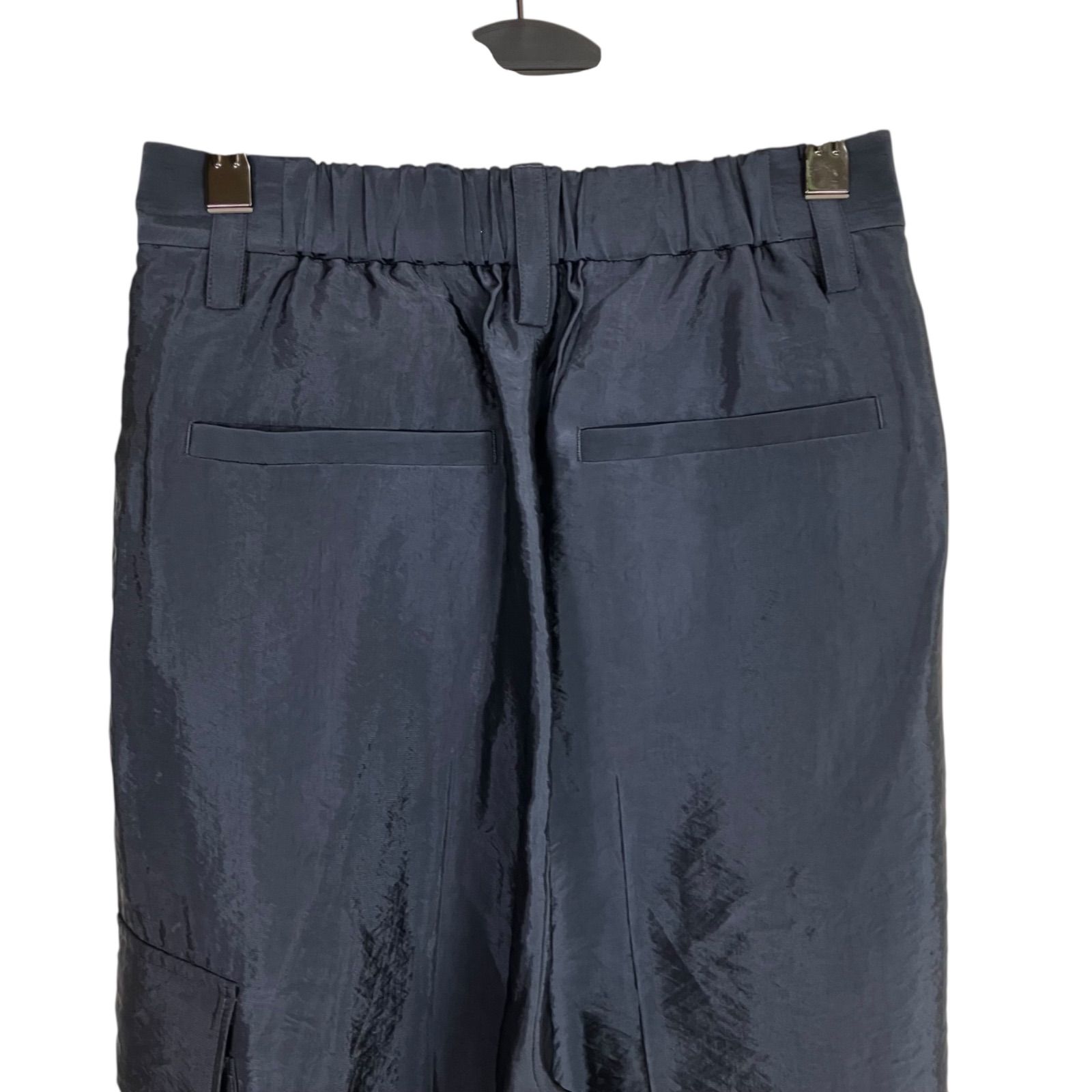  Conte サテンカーゴパンツ 36 ネイビー 紺 コンテ 8514 199 0019 ワークパンツ カーゴパンツ パンツ