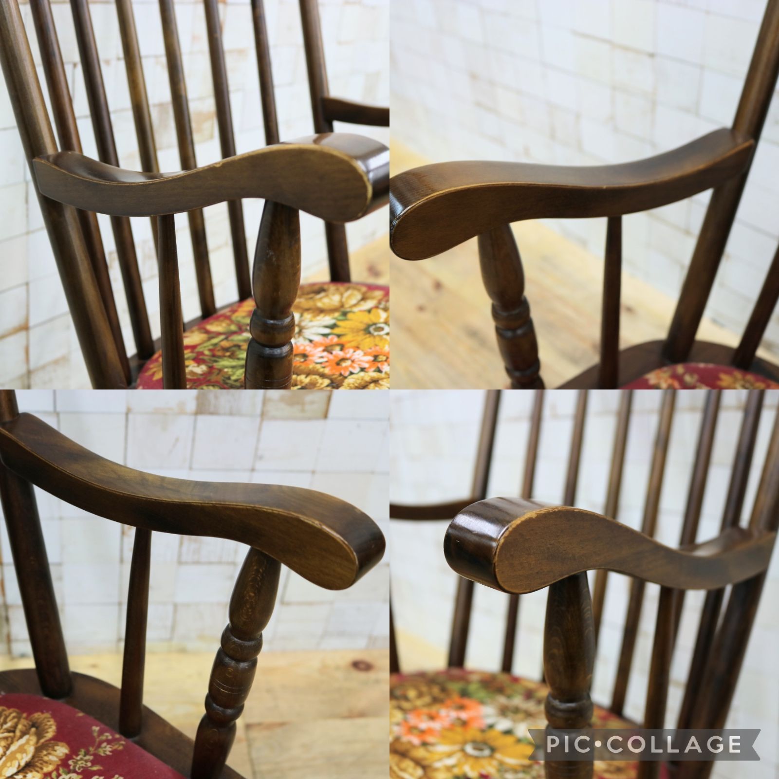 GMIK609○飛騨の家具 ヒダ・ダイネット ロッキングチェア 揺り椅子