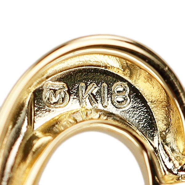 ミキモト アコヤ真珠 ピアス K 18イエローゴールド ハート 一粒パール ベビーパール 宝正 903388