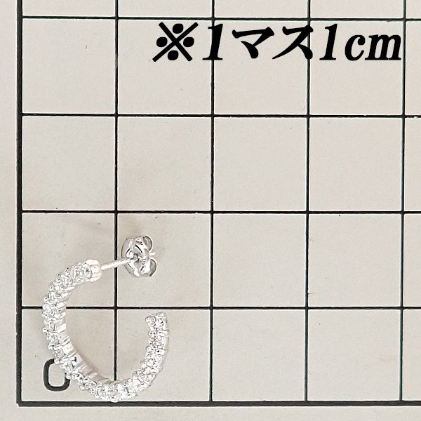 ダイヤモンド ピアス K 18ホワイトゴールド 宝正 903390