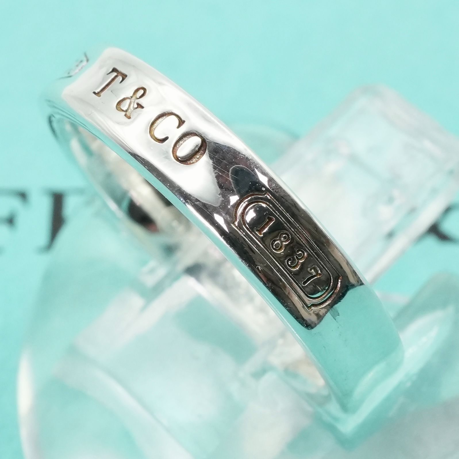 ティファニー リング ナロー シルバー925 サファイア ブルー 13号【中古】 ティファニー リング ナロー シルバー925 サファイア ブルー 13号