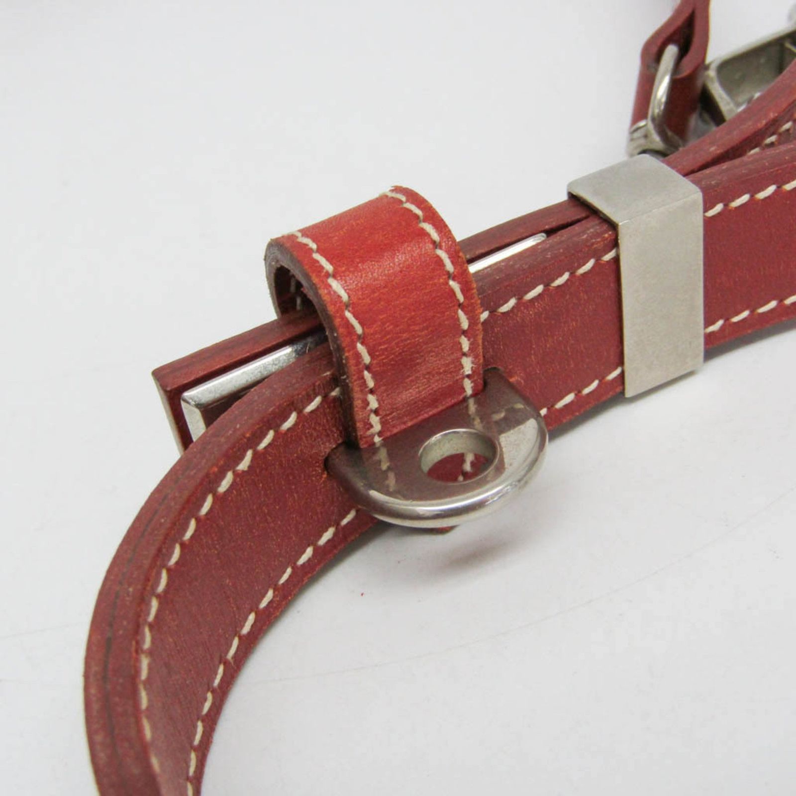 エルメス Hermes ドッグリード 犬 リード レザー レッドブラウン WWW_SMP1DAWEKUDUS_SCH_ID