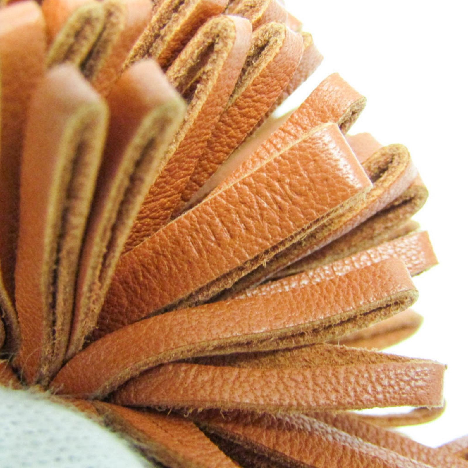  エルメス Hermes カルメン ウノドス キーホルダー ライトブルー オレンジ キーホルダー キーリング 小物