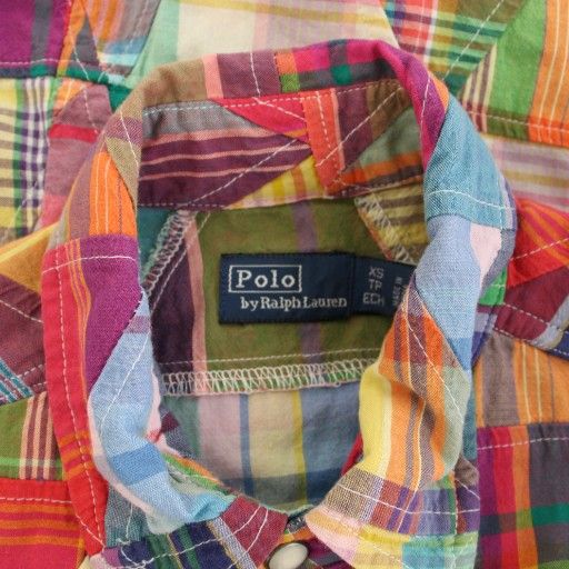 ポロ バイ ラルフローレン Polo by Ralph Lauren パッチワークマドラス