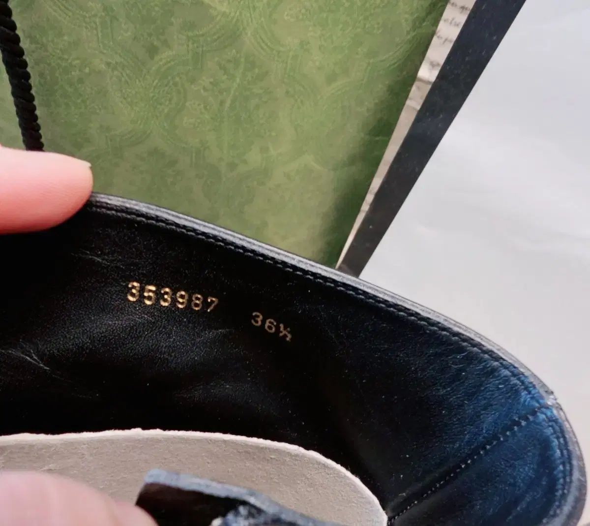  グッチ ブラック アンクル ブーツ 36 5 その他 ブーツ