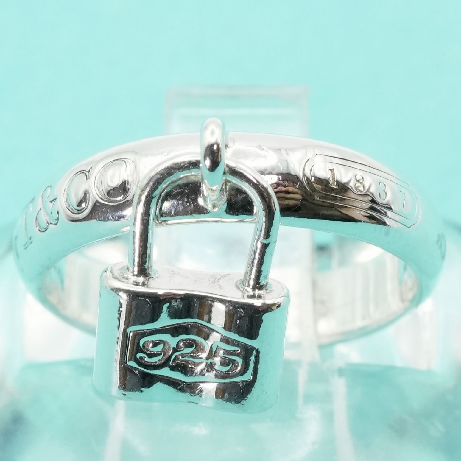 9号 ティファニー カデナ ロック リング 南京錠 25-1928 S