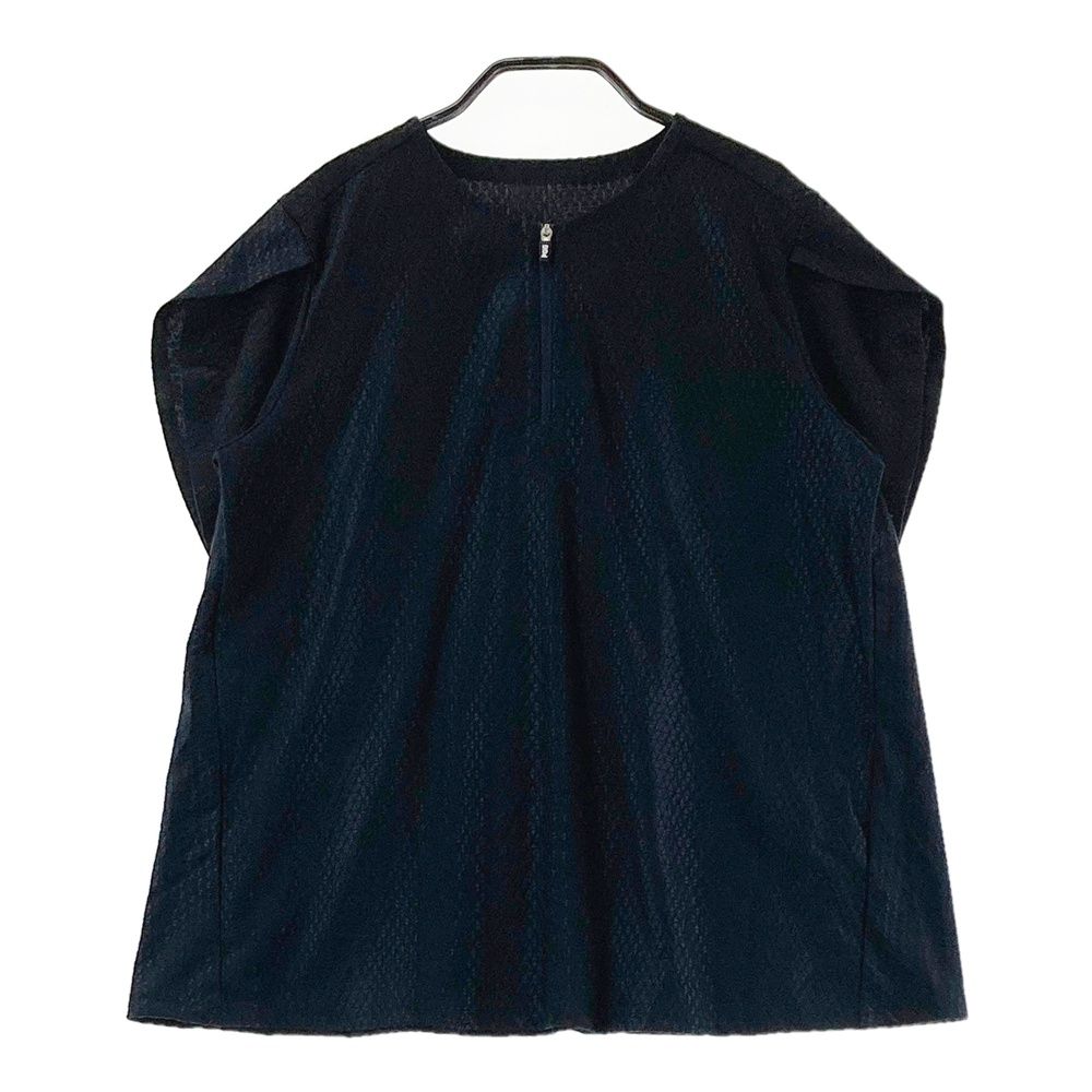 サイズ 0 PGG PEARLY GATES パーリーゲイツ 半袖ハーフジップTシャツ ネイビー系 240101561263 ゴルフウェア レディース ストスト