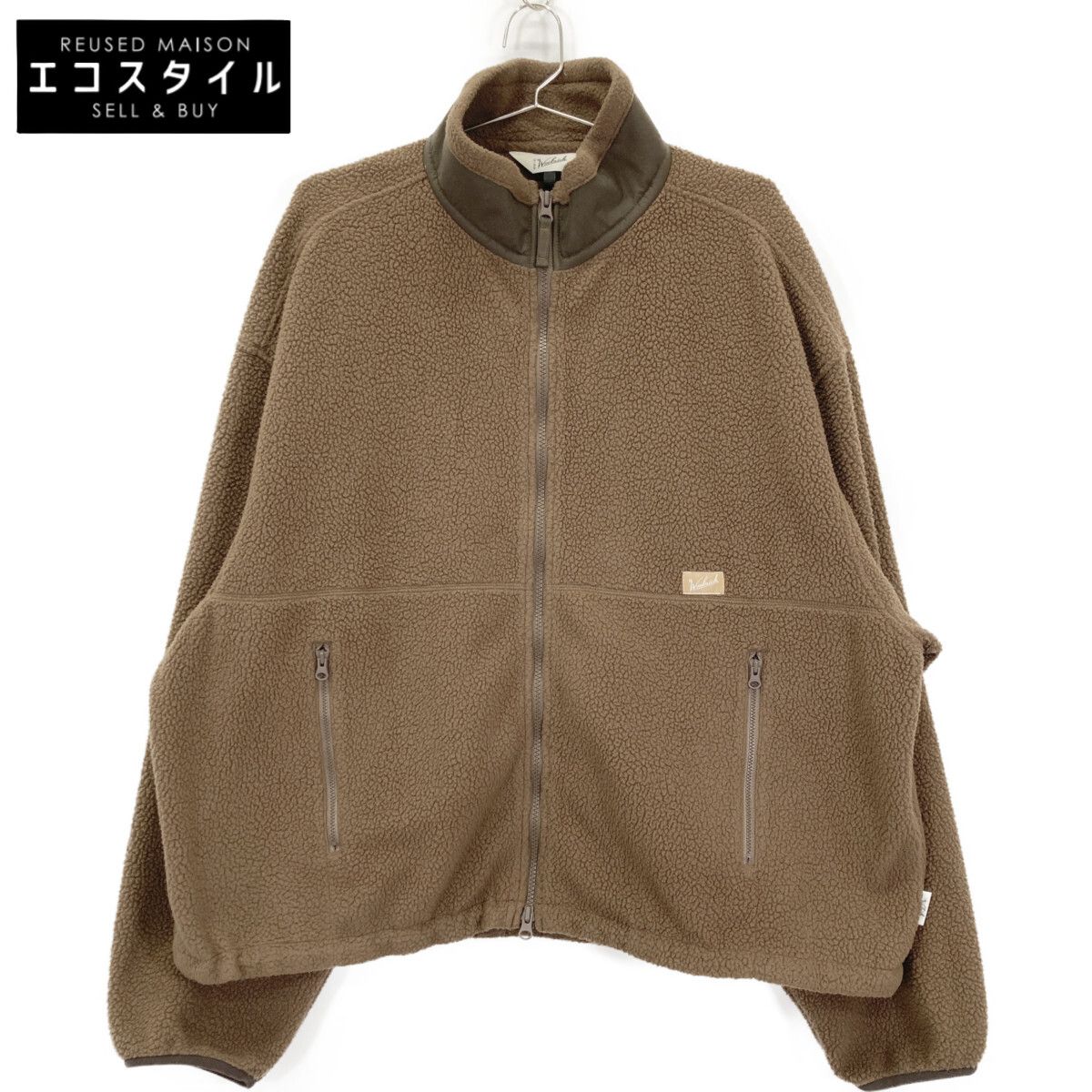 WOOLRICH ウールリッチ Plage別注 ブラウン WJSW0044PL FLEECE ジャケット L