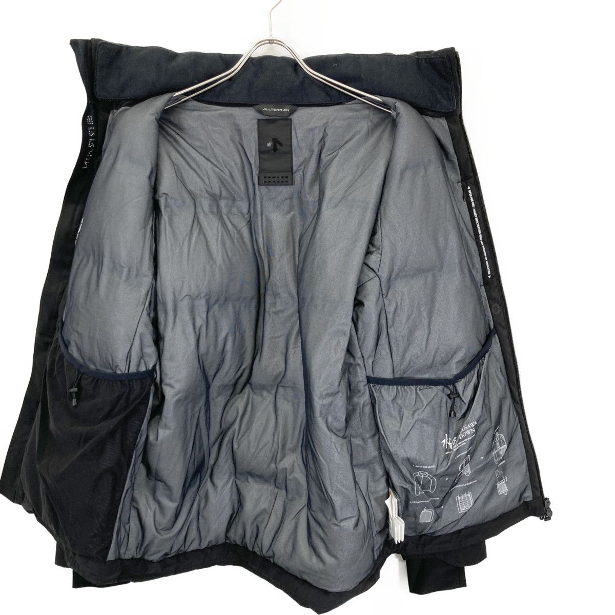 水沢ダウン ミズサワダウン 24AW ﾌﾞﾗｯｸ DU4FDJM8MB CARRY ﾀﾞｳﾝｼﾞｬｹｯﾄ O  