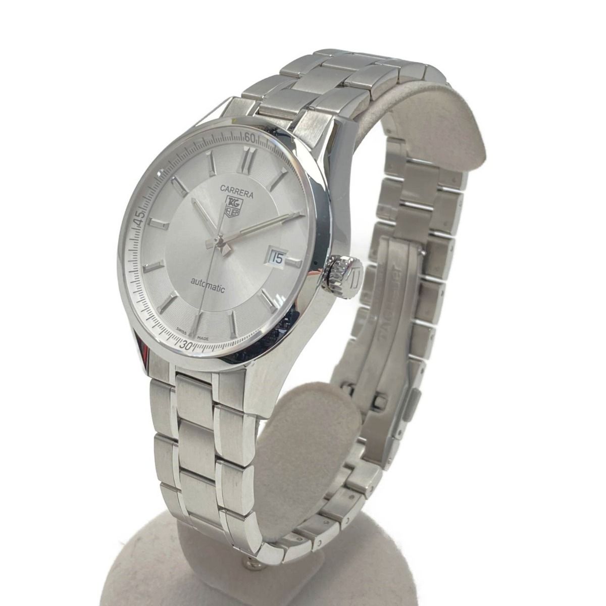 TAG HEUER タグホイヤー カレラ キャリバー5 WV211A-3 シルバー 自動巻き メンズ 腕時計 CARRERA