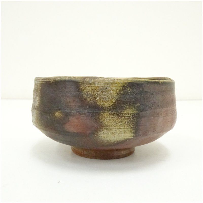 備前焼 ☆ 茶碗  川井明子 作 備前焼 川井明子造 茶碗（共箱） 茶道 抹茶 おしゃれ 抹茶茶碗 抹茶碗