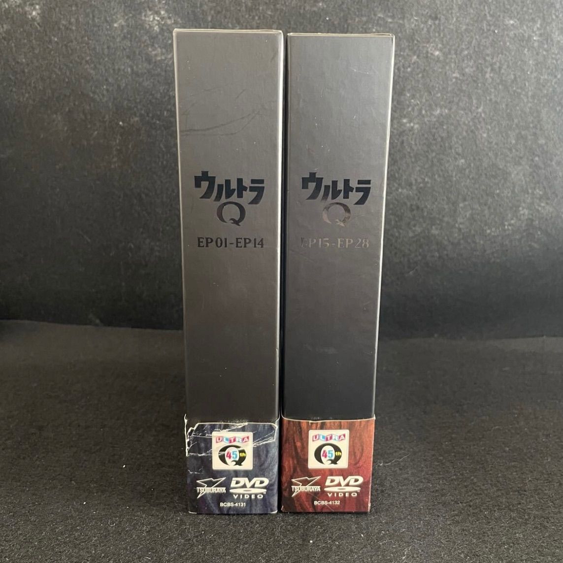F 【帯付き】総天然色 ウルトラQ DVD BOX 8枚組 第1弾 第2弾 2点まとめ