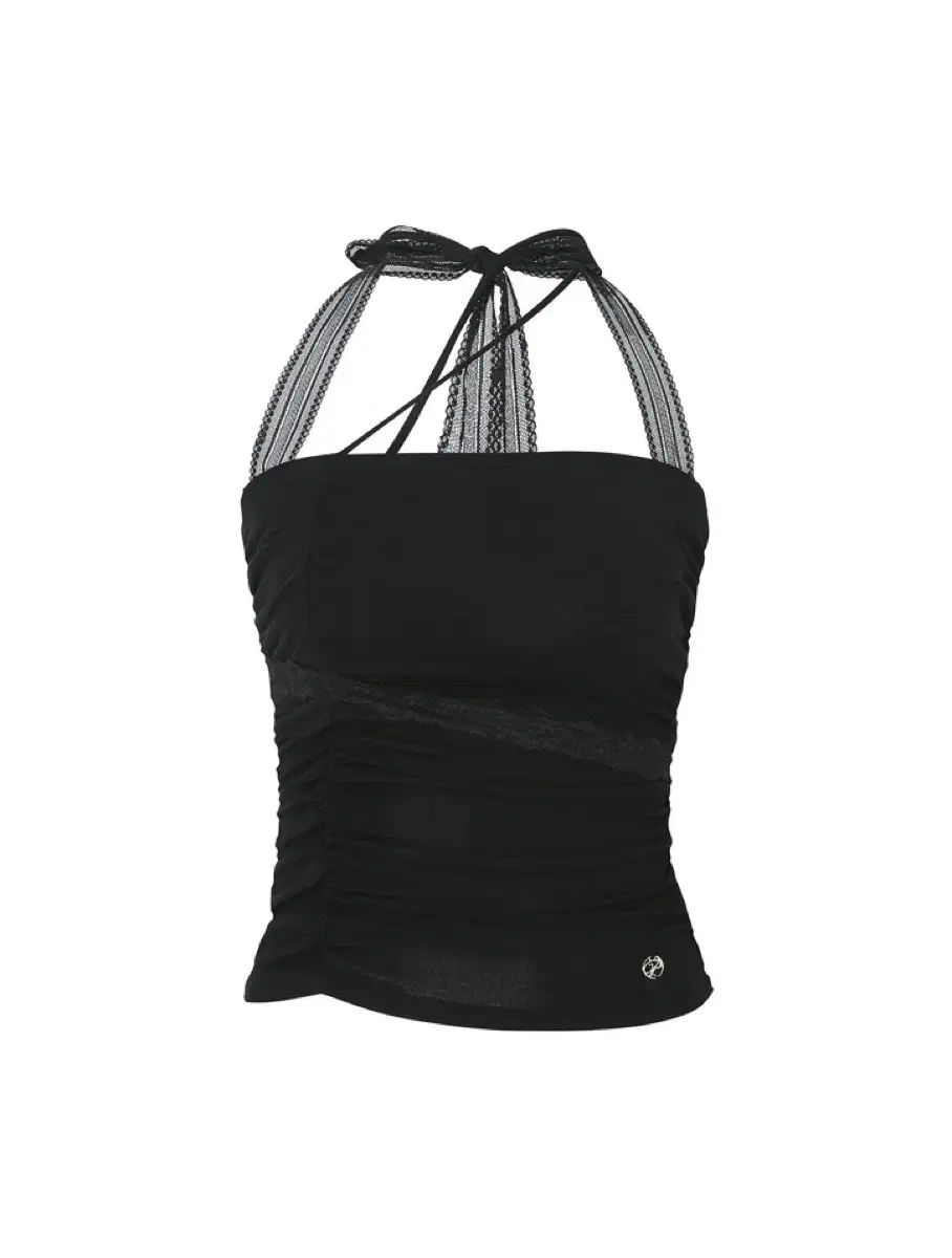 PAIN OR PLEASURE ペインオアプレジャー エンジェル シャーリング トップス ブラック m ノースリーブ