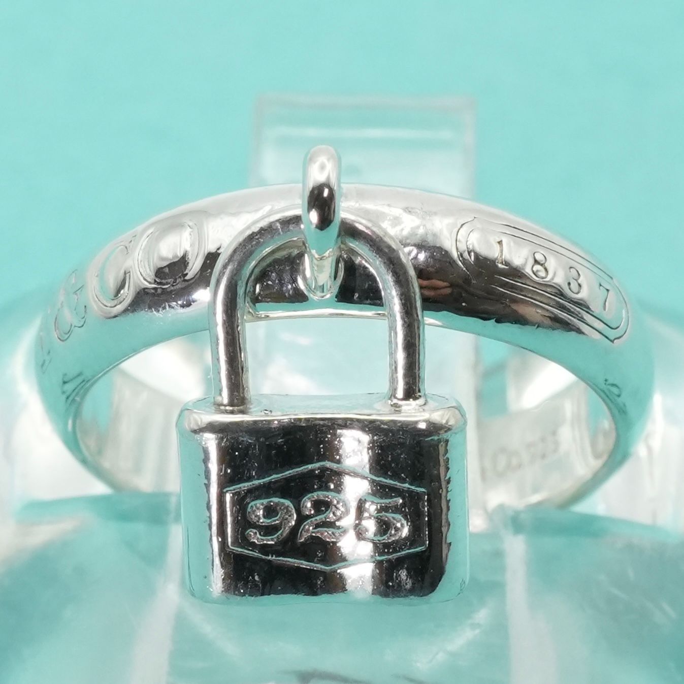 極美品5号 ティファニー カデナ ロック リング 南京錠/25-1929S - メルカリ
