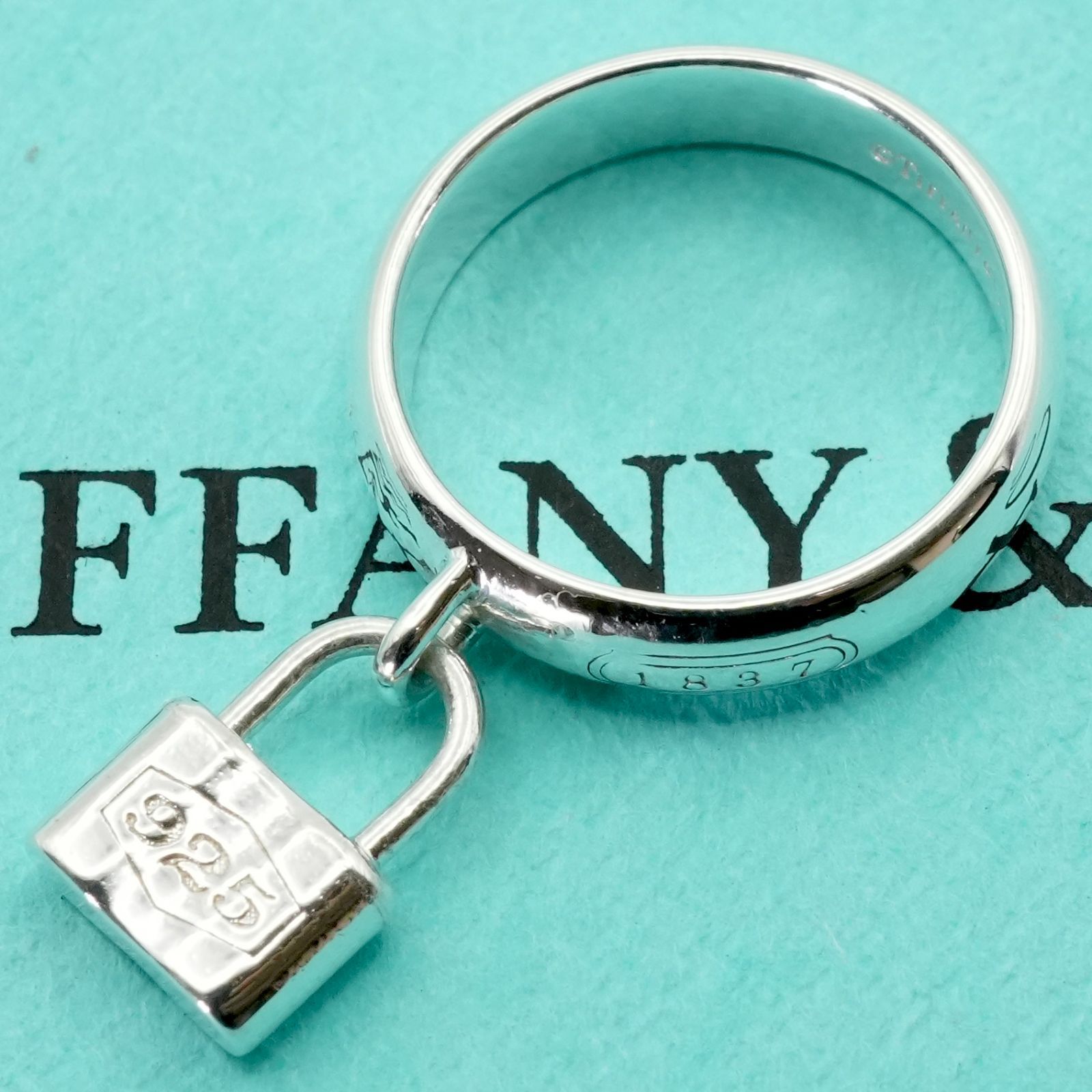 極美品5号 ティファニー カデナ ロック リング 南京錠/25-1929S - メルカリ