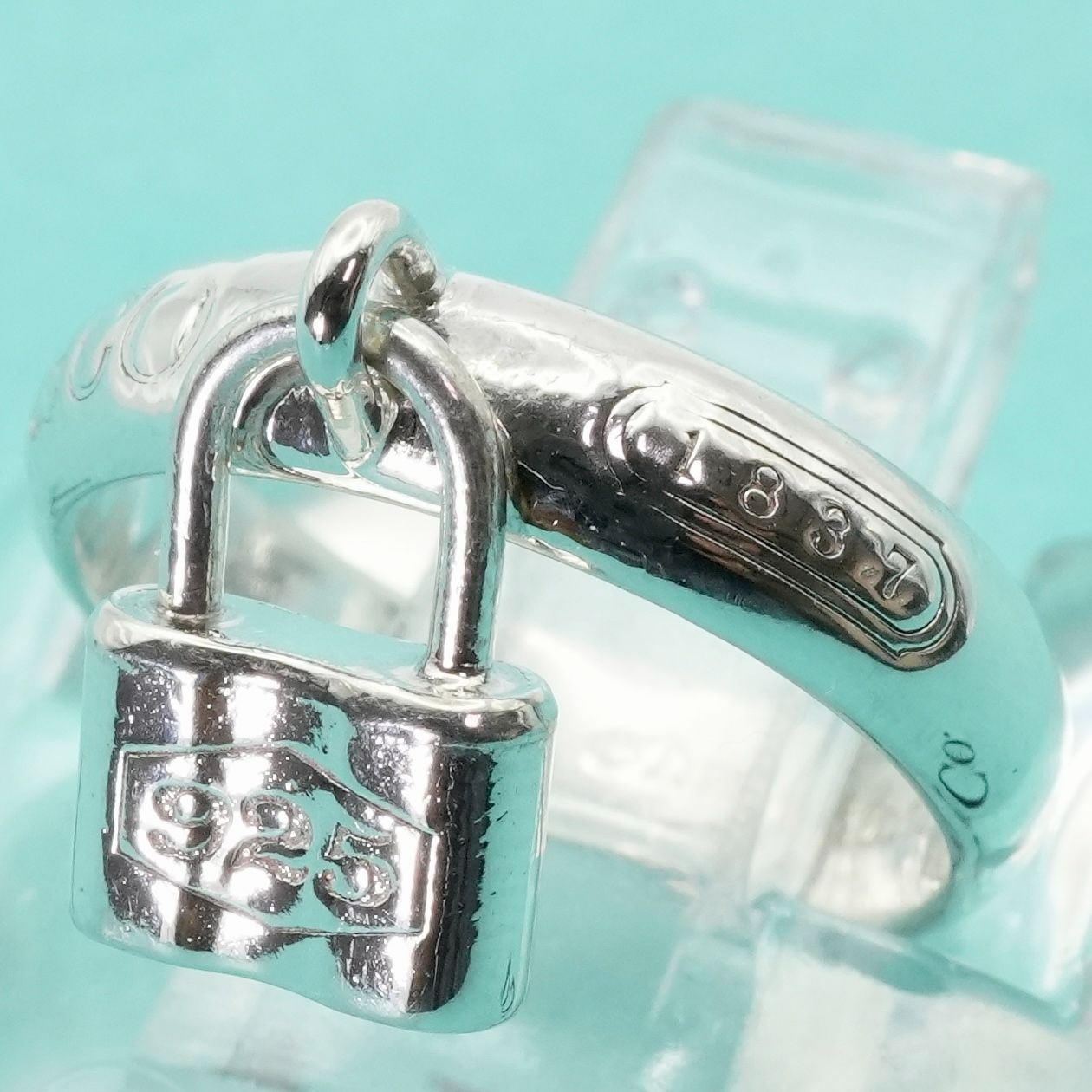 極美品5号 ティファニー カデナ ロック リング 南京錠/25-1929S - メルカリ