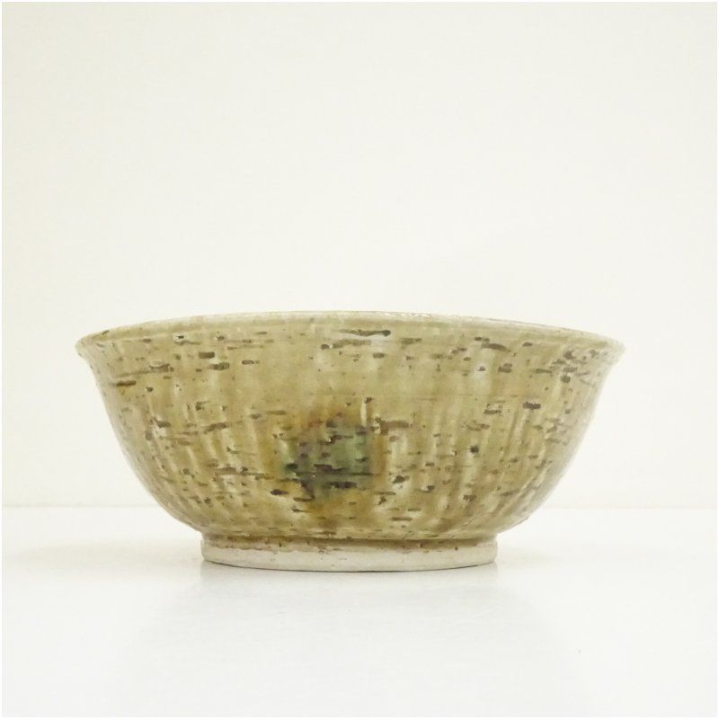 山口茂造 黄瀬戸菓子鉢（共箱） 食器 茶器 菓子器 おしゃれ かわいい