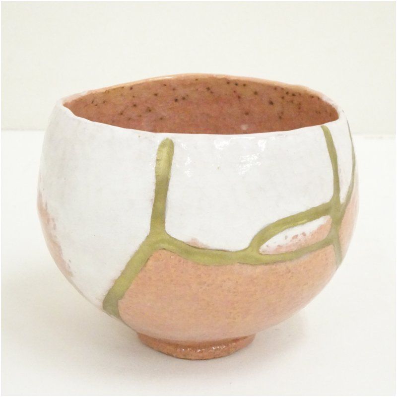 Ｔ６４５　茶碗　『光悦写　雪片』『佐々木昭楽 造』　共箱　抹茶碗　茶道具 佐々木昭楽造 光悦雪峰写赤楽茶碗（共箱） 茶道 抹茶 おしゃれ 抹茶