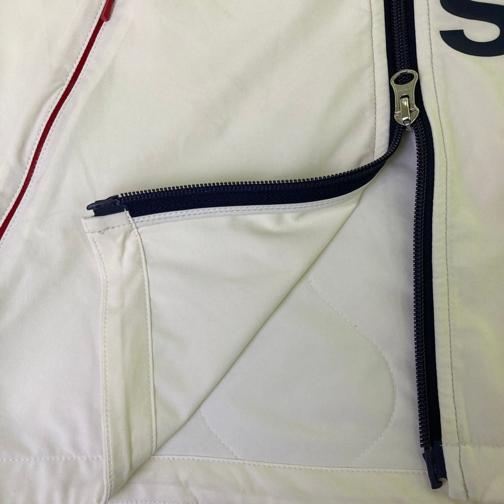  サイズ M AND PER SE アンパスィ モデル 中綿ベスト ホワイト系 ゴルフウェア レディース ストスト ベスト レディースウェア