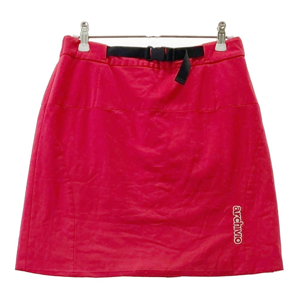 サイズ 38 ARCHIVIO アルチビオ 中綿スカート レッド系 240101561401 ゴルフウェア レディース ストスト