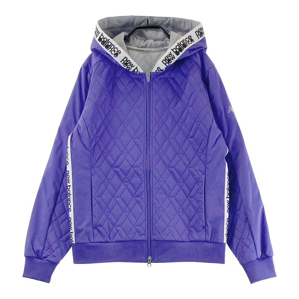 サイズ 2 NEW BALANCE GOLF ニューバランス モデル フード付 中綿 ジップジャケット パープル系 240101561807 ゴルフウェア レディース ストスト