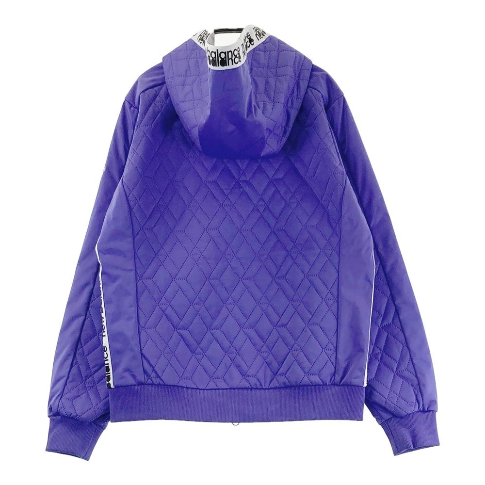 サイズ 2 BALANCE GOLF ニュー ンス モデル フード付 中綿 ジップジャケット パープル系 ゴルフウェア レディース ストスト