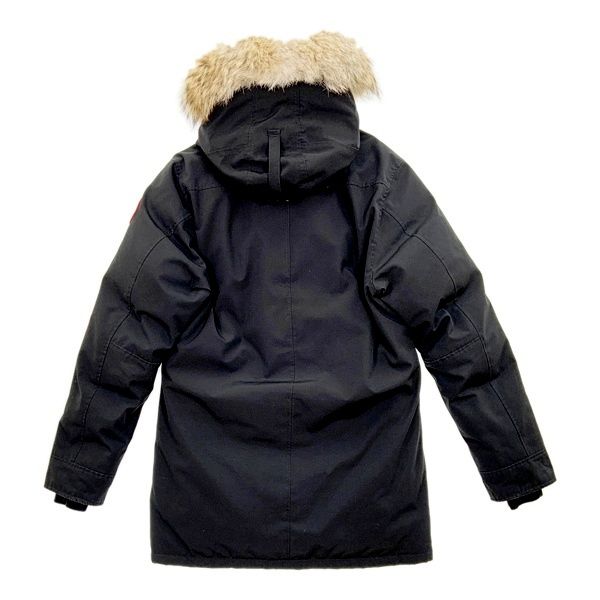 【極美品/名作】  ジャスパー メンズ ダウン S 黒 CANADA GOOSE カナダグース JASPER PARKA ジャスパー ダウンジャケット