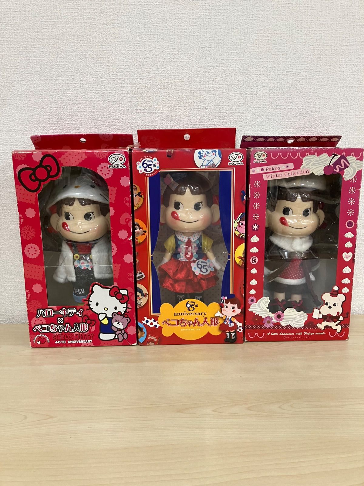 ペコちゃん人形3体セット P/ペコちゃん人形 3体まとめ - メルカリ