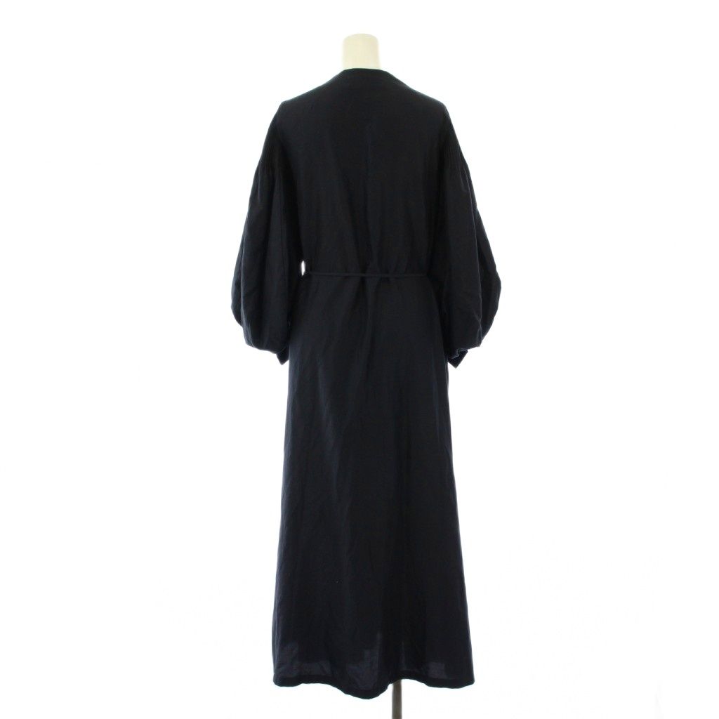 マメクロゴウチ Mame Kurogouchi Silk Cotton Puff Sleeve Dress