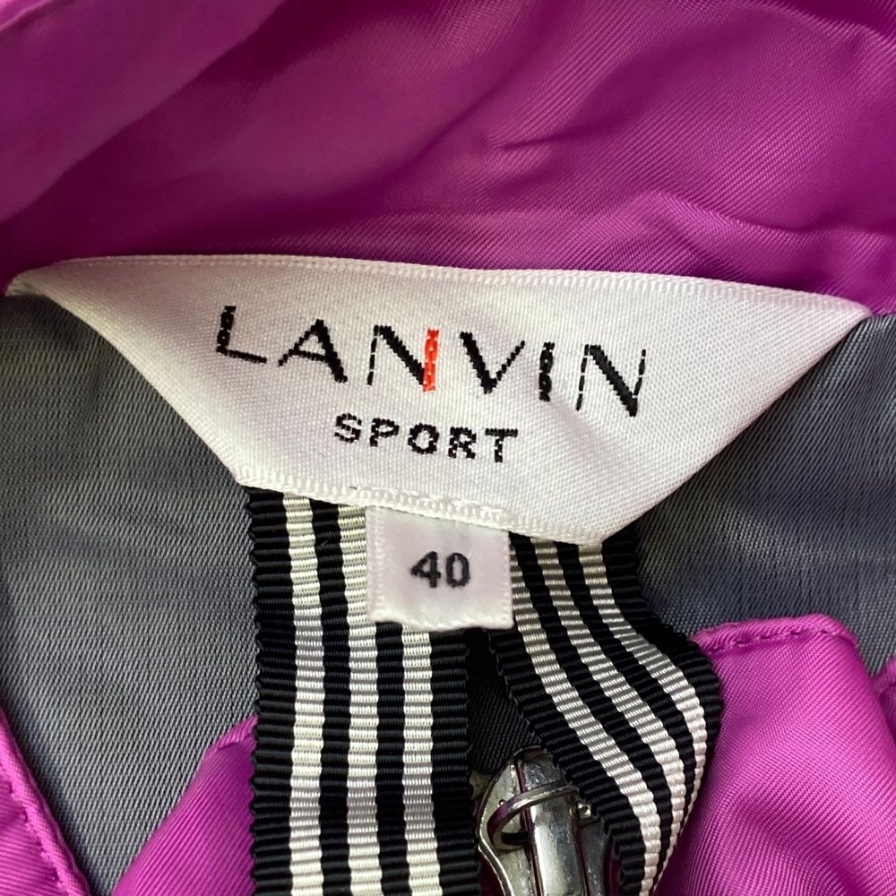 サイズ：40 LANVIN SPORT ランバン スポール フード付 ダウン