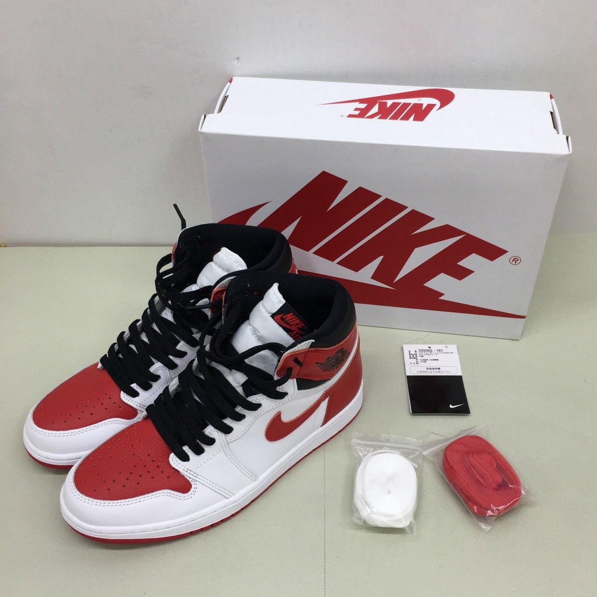NIKE AIR JORDAN １ HIGH OG Heritage 555088-161 サイズ27.5cm WS1086-003
