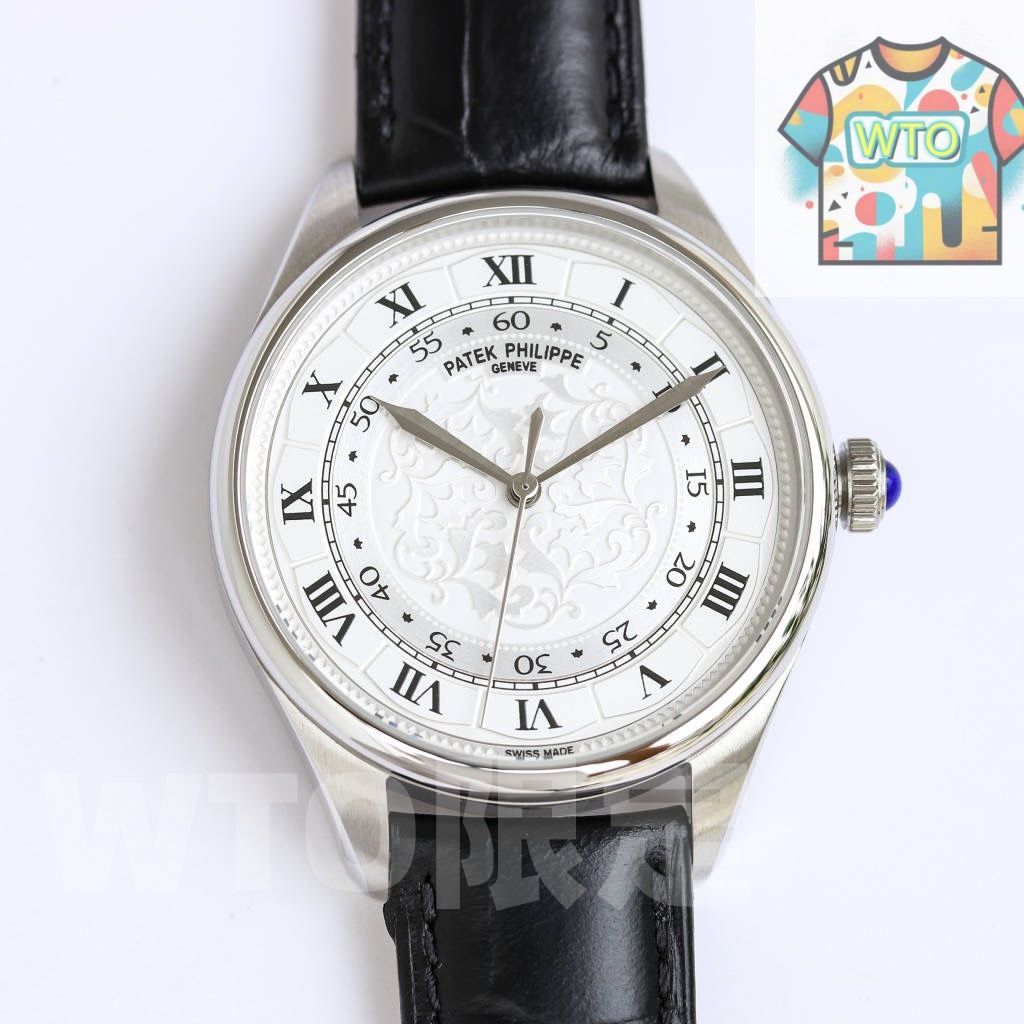 今日 Patek Philippe パテックフィリップ ジュネーブ復古シリーズ 3D立体彫刻ダイヤルを採用