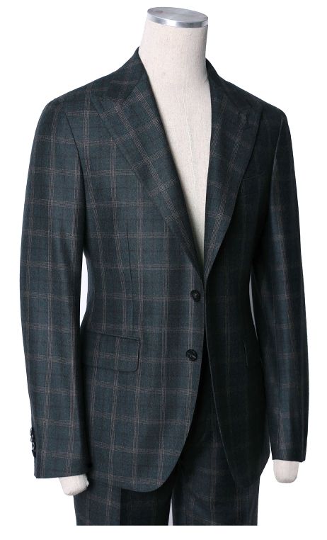 エルガノーベンバー チェック スーツ