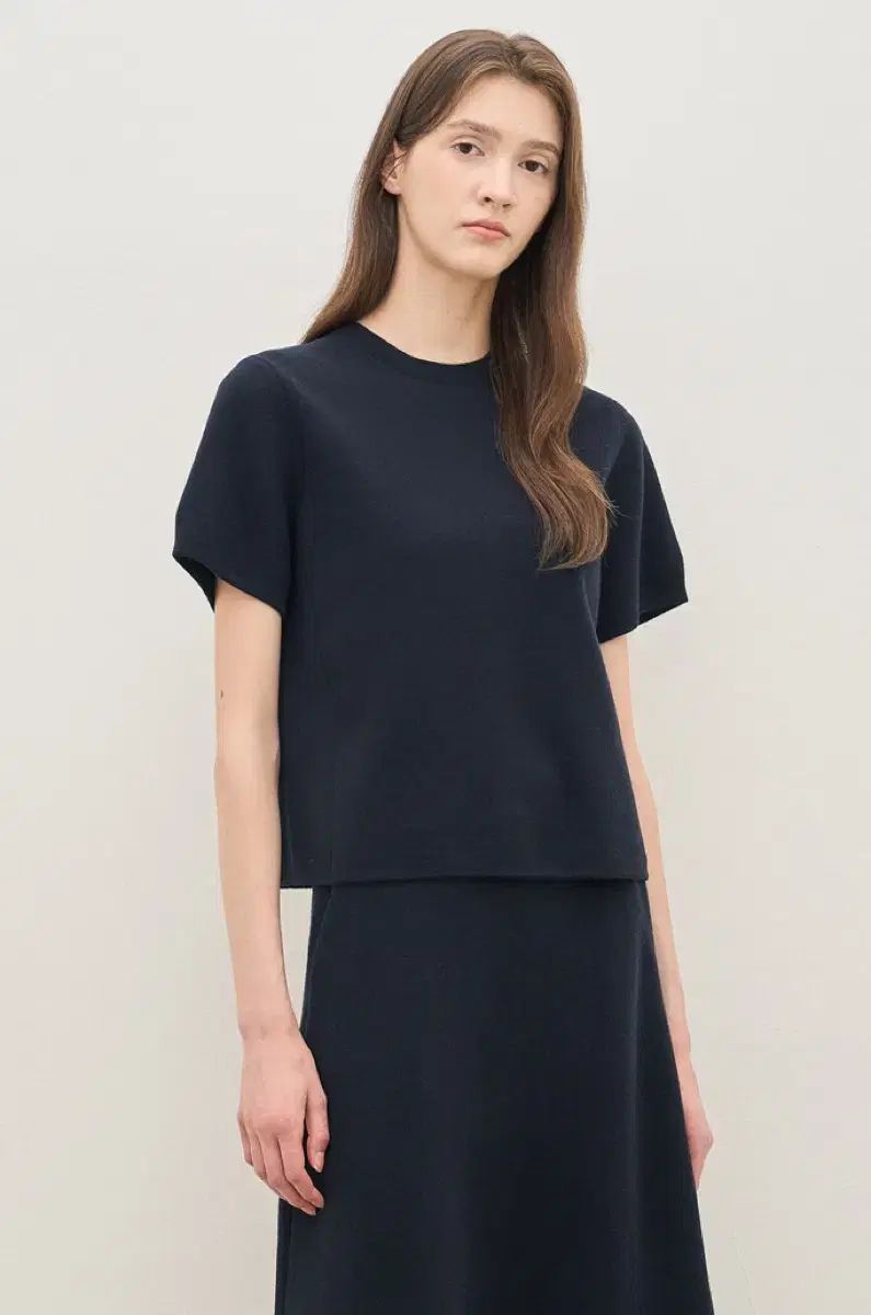 the CASHMERE ハーフ スリーブ トップス ハン HAN 섬 The HANDSOME